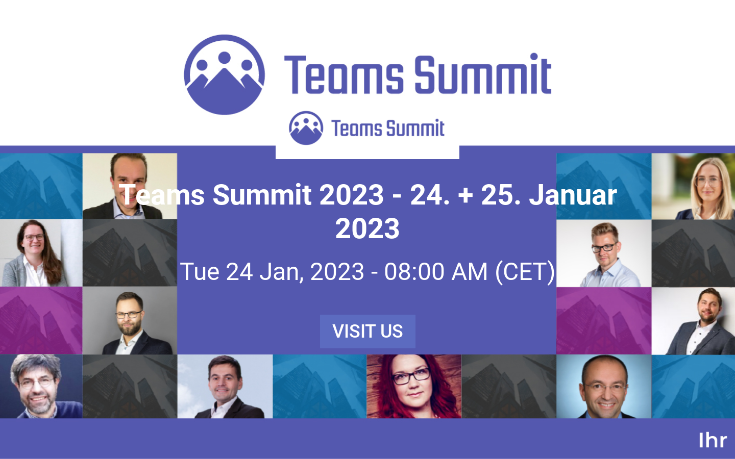 Teams Summit 2023 24. + 25. Januar 2023